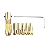 Flameer 7本セット　電気　ドリルビット　研削　コレット　ミニ　ツイスト　ドリルツール　チャック