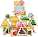 木製アクリル積み木