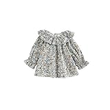 AIKSSOO ベビー服 ブラウス キッズ 女の子 シャツ 長袖 カジュアル 花柄 オシャレ size 73 (2)