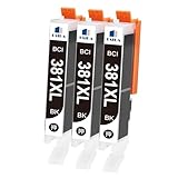 【TAIDA】BCI-381XLBK BCI-381XL BK Canon用 ブラック 互換インクカートリッジ 3本セット キヤノン用 PIXUS TR703 TR7530 TR8530 TR8630 TR9530 TS6130 TS6230 TS6330 TS7330 TS7430 TS8130 TS8230 TS8330 TS8430 (大容量/残量表示機能付/個別包装)