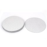 DealMux 7インチダイヤラウンドドライ研磨サンディングサンドペーパーディスク180のグリット20枚