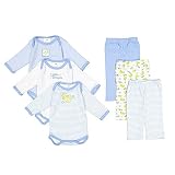 Sweet &ソフト6個ベビーギフトセットブルー0 – 6ヶ月