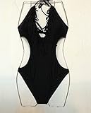 EWIN プッシュアップパッド入りVネックフリンジワン??ピース水着タッセルビキニ結ば水着水着のセット