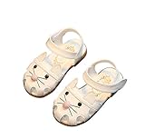 LAZA 可愛い ベビー 女の子 サンダル つま先 保護 お花 おしゃれ きれいめ 子供 各サイズ 夏 水泳 海 女児 (内寸15cm)
