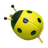 数量限定入荷 てんとう虫 カードケース レッド オレンジ グリーン イエロー 4色 キッズ 出産祝い プレゼント ギフト (イエロー)