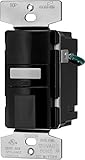 Eaton VS310U-BK-K Motion-Activated Vacancy Sensor Wall Switch, Black [並行輸入品]