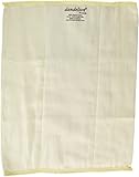 Dandelion Diapers 3 Piece Organic Cotton DSQ Prefolds, White, Size 2/Infant/12 x 16 by Dandelion Dia