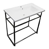 洗面台 洗面化粧台 「人工大理石製洗面ボウル＋ステンレス台＋プッシュアップ式排水栓」の３点セット ホワイト 幅80cm INK-04130047Hset