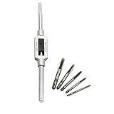 Dovewill M3-M8 調整可能 ラチェット　ハンド　タップ　リーマ　レンチセット