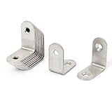 uxcell アングルブラケット 90度ブラケット 家具ファスナーサポート 2ホールデザイン 30mmx30mmx2mm 10個入り