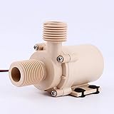 Yosoo Solar DC 12V Hot Water Circulation Pump Brushless Motor Water Pump 3M Low Noise (12V)Selling H