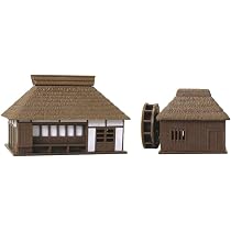 Amazon.co.jp: 津川洋行 (Tsugawayoukou) Nゲージ 農家・水車小屋 組立