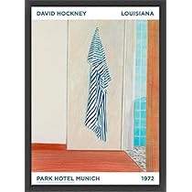 Amazon | ポスター デビット ホックニー Park Hotel Munich 額装