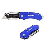 WORKPRO Heavy-duty Retractable Folding Utility Knife [並行輸入品]