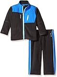 Reebok Baby Boys' Performance Zip Jacket and Pant Set Blue Black 24M [並行輸入品]