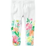 カーターズ Carter's/ フローラルカプリレギンス ホワイト ボトムスレギンス 9ヶ月【並行輸入】