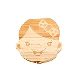 子供の歯ボックスオーガナイザー赤ちゃん保存ミルク歯木製収納ボックス男の子 & 少女 hl11