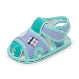 【ベビー】サンダル　綿サンダル　エメラルドグリーン　11cm