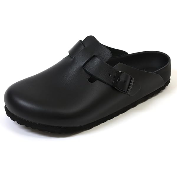 ビルケンシュトック 41 26.5 ボストン エクスクイジット レザー ブラック Amazon | [ビルケンシュトック] Boston EXQ LENA Black