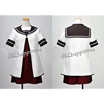 Amazon | コスプレ衣装 ゆるゆり 七森中女子制服 夏服 (女, XL