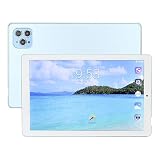 10.1 インチ 2 in 1 タブレット Android 11.0、オクタコア CPU、4GB + 64GB、2.4G / 5G デュアルバンド WIFI、8MP + 16MP、1920 X 1200 HD スクリーン、保護ケース付き、キーボード、マウス (青)