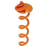 Liberty Outdoor ANCFR10-ORG-A Folding Ring Spiral Ground Anchor, Orange, 10-Inch [並行輸入品]