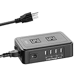 Power Strip LESHP Power Strip Smart Power Charging Socket 10A 2500W Surge Protector Extension Statio