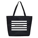 韓流グッズ BIGBANG 可愛 VIP GD MADE ビッグバン ファッション バッグ ハンドバッグ (ブラック)