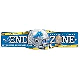 NFL Detroit Lions 83558010ストリート/ゾーンサイン、4.5 " X 17 "