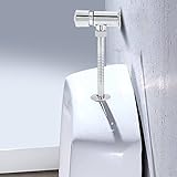 Yosoo トイレ洗浄弁 手動フラッシュバルブ フラッシュバルブ フラッシュツール 亜鉛合金 オフィス/ホテル/バスルーム/トイレ 衛生 取り付け簡単 使用便利 耐久 実用