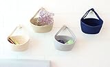 Iceblue HD装飾壁吊りオーガナイザークローゼットウィンドウHanging Storage Basketストレージビン Set of Medium