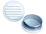 MAURICE FRANKLIN LOUVER RLW-100 3 Mini Louver (4 Pack), 3", White [並行輸入品]