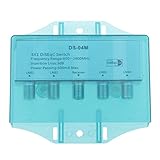 Dolity 4x1 Diseqcスイッチ 　防水カバー付き　4サテライト　1アウトプット　3dB 　最大500mA