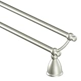Moen Y3122BN Lindale 24-Inch Double Towel Bar, Brushed Nickel [並行輸入品]