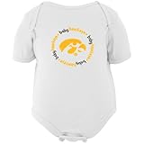 NCAA Iowa Hawkeyes学校Infant Spiritクリーパー – ホワイト