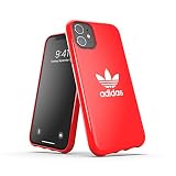 アディダスオリジナルス iPhone11 ケース アディダス トレフォイル ロゴ スカーレット [adidas FW20 for iPhone 11 Scarlet Trefoil ]