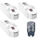 Pispoer ダクトレール アダプタースイッチ リモコン付き レールライト用リモコンスイッチ ダクトレール用 白 3個入り