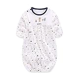 Boo.Kabee ベビー服 ツーウェイオール ロンパース 肌着 ふんわり柔らかい 新生児服 コットン100% 50-70CM BKB794Q