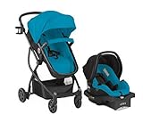 オムニPlus旅行システム、軽量multi-positionリクライニング幼児カーシート& Stroller for up to 50lbs ( Teal )