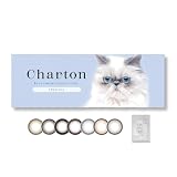 新色追加 カラコン Charton シャルトン 1day ワンデー チュロクレープ 1箱10枚入 度あり 度なし【マスクシート付き】 (±0.00)