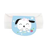 ハッピーパピーパターン、Sと2赤ちゃんの汗吸収性タオルのセット