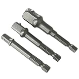 Garage.com1　電動ドリル用マルチソケット変換アダプター3点セット　J004