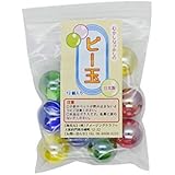 日本製 ビー玉 12個入 17mm 5色ミックス