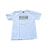 Nine Inch Nails ナイン・インチ・ネイルズ インダストリアル・ロック・バンド プリントTシャツ M 白 【並行輸入品】