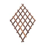グリッドバルコニーハンギングフラワースタンドウォールウッドフラワーシェルフリビングルームScindapsus Chlorophytum Flowerpot Rack (サイズ さいず : B1)