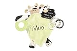 おもちゃ Mud Pie EIEIO Teether Mini-Blanket and Ring Toy Cow [並行輸入品]