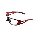 Tengツールレッド安全メガネ – クリアレンズsg001 CLEAR LENSES, RED FRAMES SG001
