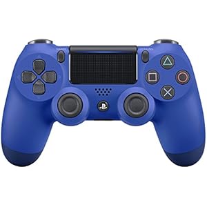 ワイヤレスコントローラー (DUALSHOCK 4) ウェイブ・ブルー (CUH-ZCT2J12)