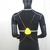 Hongfei LEDスポーツ布 LEDファイバーライトベスト 反射サイクリングベスト ジャケットの高可視性 防水