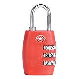 荷物スーツケースパスワードロック、組み合わせ南京錠旅行セキュリティバッグ数コードロック3桁リセット可能パスワードコードロックset-your-own TSA安全ロック Yosoo